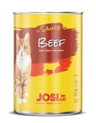 Josera JosiCat для взрослых кошек говядина в соусе, 415г цена и информация | Консервы для кошек | pigu.lt