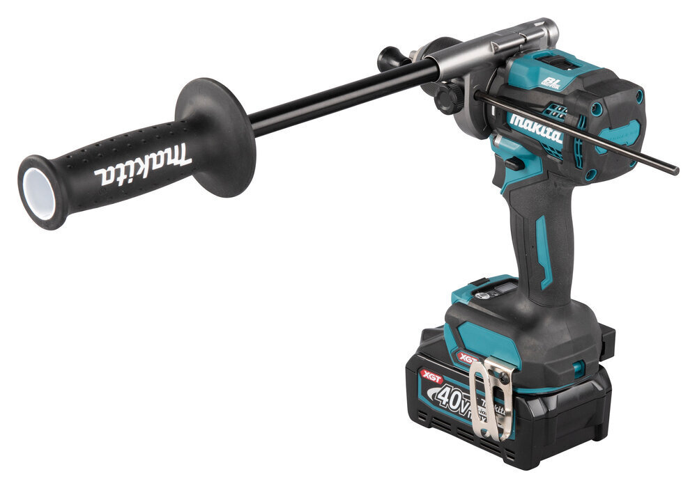 Akumuliatorinis smūginis gręžtuvas-suktuvas Makita XGT® 40Vmax HP001GM201 цена и информация | Suktuvai, gręžtuvai | pigu.lt