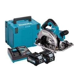 Akumuliatorinis diskinis pjūklas Makita XGT® 40Vmax HS004GM201 kaina ir informacija | Pjūklai, pjovimo staklės | pigu.lt