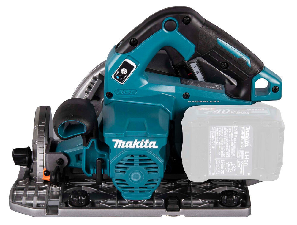 Akumuliatorinis diskinis pjūklas Makita XGT® 40Vmax HS004GZ kaina ir informacija | Pjūklai, pjovimo staklės | pigu.lt