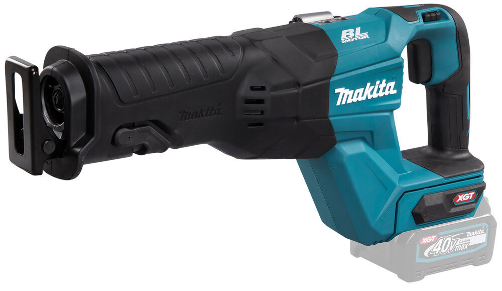 Akumuliatorinis tiesinis pjūklas Makita XGT® 40Vmax JR001GZ kaina ir informacija | Pjūklai, pjovimo staklės | pigu.lt