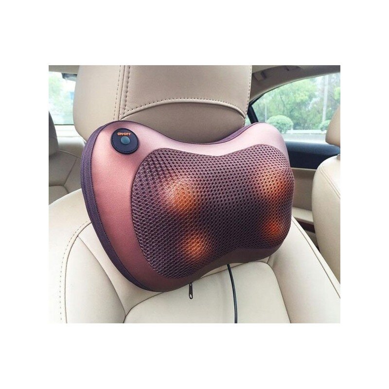 Automobilių Shiatsu Massager Cushion 2 maitinimo adapteriai цена и информация | Masažuokliai | pigu.lt