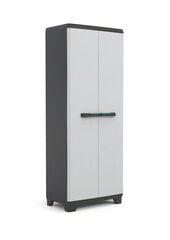 Spinta Linear Tall Cabinet juoda / pilka / tamsiai mėlyna kaina ir informacija | Sandėliavimo lentynos | pigu.lt