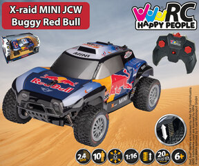 Радиоуправляемый джип Red Bull X-Raid Mini JCW цена и информация | Игрушки для мальчиков | pigu.lt