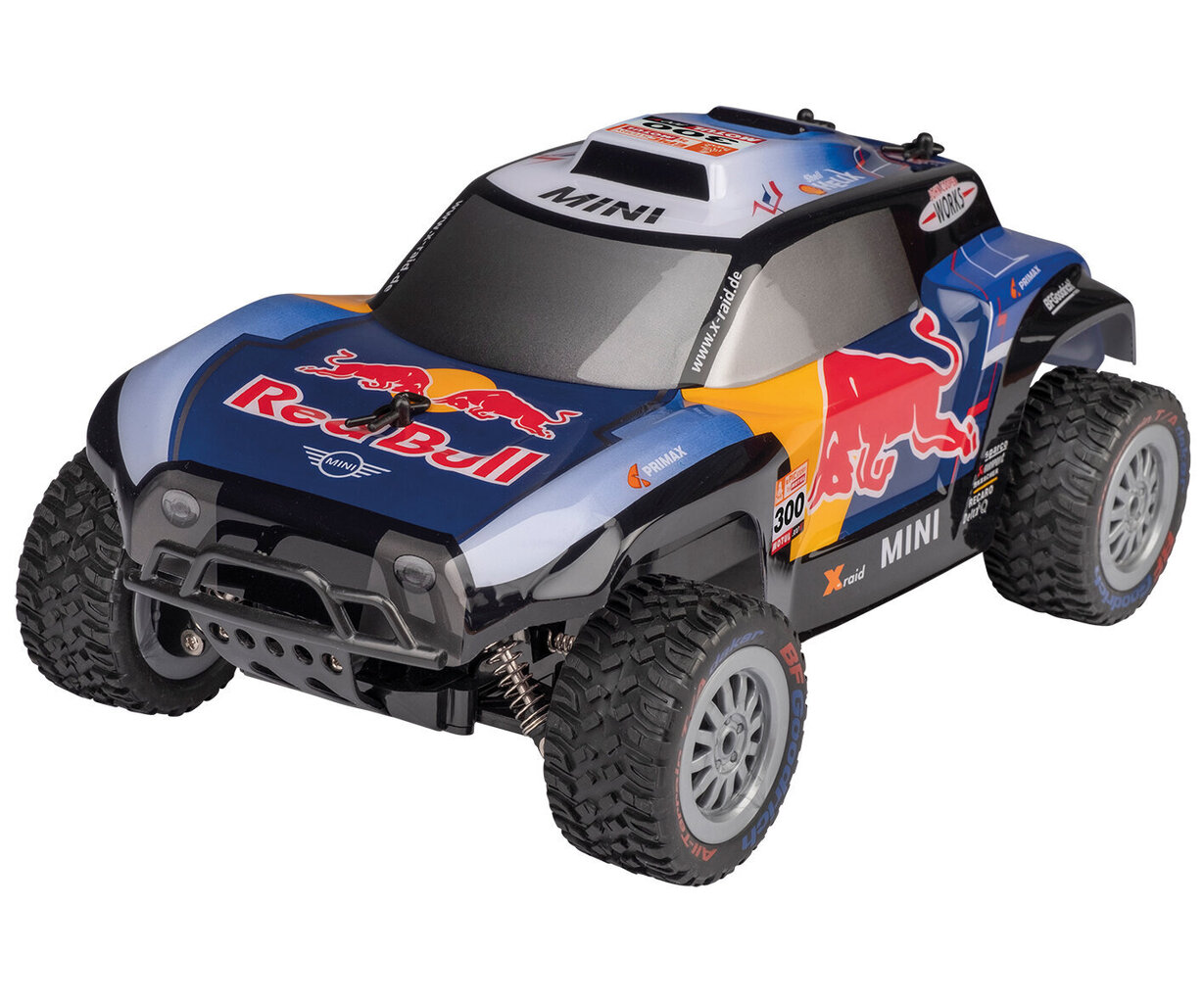 Radijo bangomis valdomas džipas Red Bull X-Raid Mini JCW kaina ir informacija | Žaislai berniukams | pigu.lt