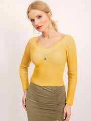 Зеленый свитер с запахом BSL цена и информация | Женские кофты | pigu.lt