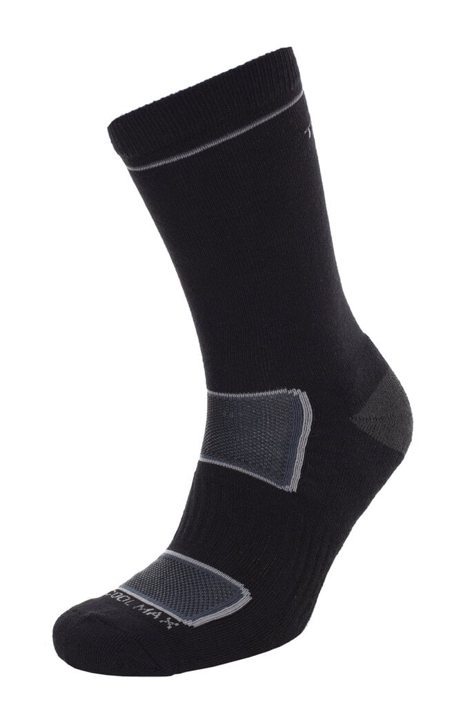 Žygio kojinės vyrams Trespass Rizzle Eco MASOWATR0001, juodos kaina ir informacija | Vyriškos kojinės | pigu.lt