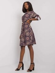 Фиолетовое платье с поясом цена и информация | Платья | pigu.lt