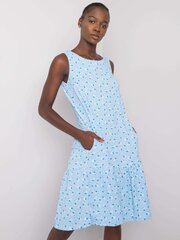 Rue Paris Женское синее платье с цветами цена и информация | Платья | pigu.lt