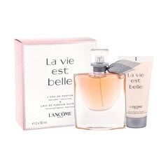 Rinkinys Lancome La Vie Est Belle: EDP moterims 50 ml + kūno losjonas 50 ml kaina ir informacija | Kvepalai moterims | pigu.lt