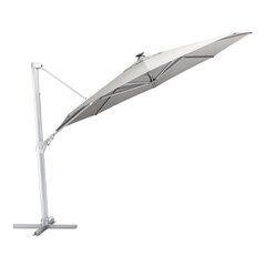 Lauko skėtis Kettler Easy Swing LED 3.5 m, pilkas kaina ir informacija | Skėčiai, markizės, stovai | pigu.lt
