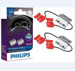 Automobilinis adapteris varža Philips LED Canbus 21W цена и информация | Автомобильные электропринадлежности 12V | pigu.lt