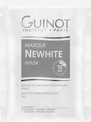 Šviesinamoji veido kaukė Guinot Newhite, 7 vnt. kaina ir informacija | Veido kaukės, paakių kaukės | pigu.lt