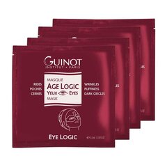 Листовая маска под глаза для зрелой кожи Guinot Age Logic, 4 шт. цена и информация | Маски для лица, патчи для глаз | pigu.lt