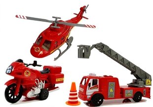 Ugniagesių transporto priemonių rinkinys kaina ir informacija | Žaislai berniukams | pigu.lt