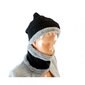 Kepurė, šalikas (rinkinys) Unisex Set Black kaina ir informacija | Vyriški šalikai, kepurės, pirštinės | pigu.lt
