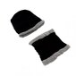 Kepurė, šalikas (rinkinys) Unisex Set Black kaina ir informacija | Vyriški šalikai, kepurės, pirštinės | pigu.lt