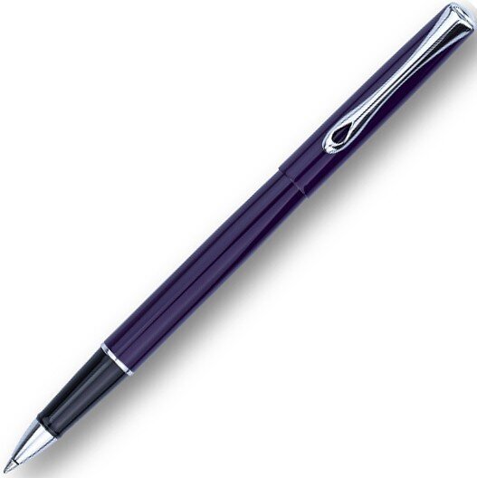 Rašiklis Diplomat Traveller, tamsiai violetinis korpusas, 0.7 mm, mėlynas kaina ir informacija | Rašymo priemonės | pigu.lt