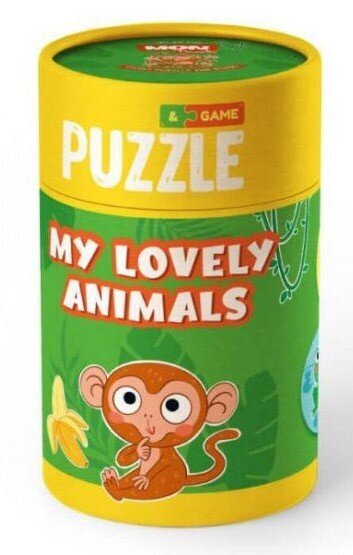 Dėlionė Mon Puzzle Mano mieli gyvūnai, 24 d. цена и информация | Dėlionės (puzzle) | pigu.lt