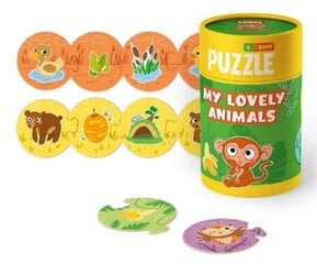 Dėlionė Mon Puzzle Mano mieli gyvūnai, 24 d. kaina ir informacija | Dėlionės (puzzle) | pigu.lt