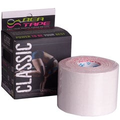 Kineziologinė juosta Rea Tape Classic, 5mx5cm, baltas kaina ir informacija | Įtvarai | pigu.lt