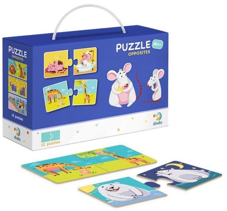 Dėlionė Dodo Priešingybės, 24 d. цена и информация | Dėlionės (puzzle) | pigu.lt