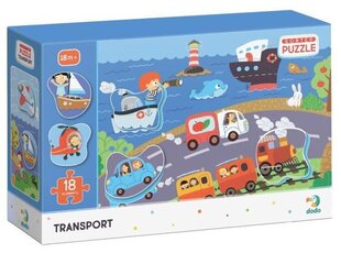 Pirmoji dėlionė Transportas, 18 dalių kaina ir informacija | Dėlionės (puzzle) | pigu.lt