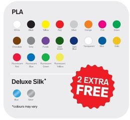 Набор 20-нитей PLA Polaroid 3D цена и информация | Смарттехника и аксессуары | pigu.lt