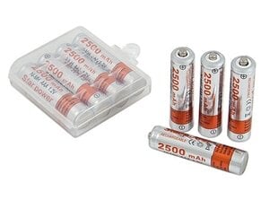 Esperanza EZA104W Перезаряжаемая батарея Ni-MH AA 2000MAH x4 цена и информация | Батарейки | pigu.lt