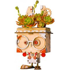 Деревянный 3D пазл - горшок Robotime Bunny, 8 лет + цена и информация | Конструкторы и кубики | pigu.lt