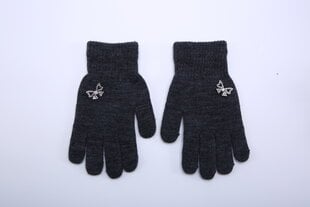 Перчатки для девочек Rak R-168, серые цена и информация | Зимняя одежда для детей | pigu.lt
