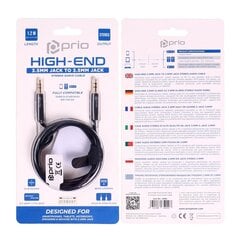 Prio HDMI-HDMI Cable / V2.0 / 4K / 1.8m / Black kaina ir informacija | Kabeliai ir laidai | pigu.lt