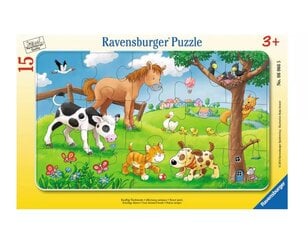 Dėlionė Ravensburger Mieli gyvūnai, 15 d. kaina ir informacija | Dėlionės (puzzle) | pigu.lt