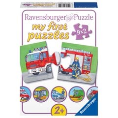 Ravensburger 9x2 Autotransports цена и информация | Пазлы | pigu.lt