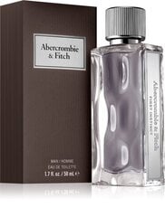 Tualetinis vanduo Abercrombie & Fitch First Instinct EDT vyrams 50 ml kaina ir informacija | Kvepalai vyrams | pigu.lt