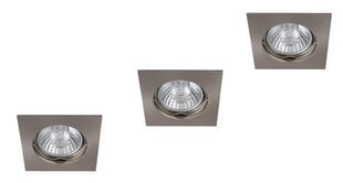 Встраиваемый светильник G.LUX BS-3159 матовый хром цена и информация | Монтируемые светильники, светодиодные панели | pigu.lt