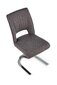 2-jų kėdžių komplektas Halmar K441, pilkas/juodas цена и информация | Virtuvės ir valgomojo kėdės | pigu.lt