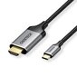 Adapteris Choetech unidirectional cable adapter USB Type C (Male) to HDMI (Male) 4K 60Hz 2m (CH0021-BK) kaina ir informacija | Adapteriai, USB šakotuvai | pigu.lt
