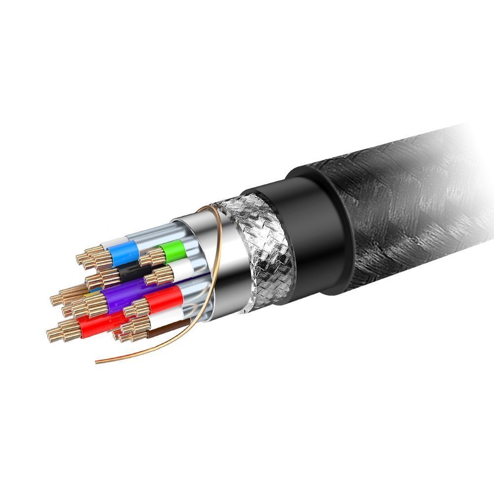 Adapteris Choetech unidirectional cable adapter USB Type C (Male) to HDMI (Male) 4K 60Hz 2m (CH0021-BK) kaina ir informacija | Adapteriai, USB šakotuvai | pigu.lt