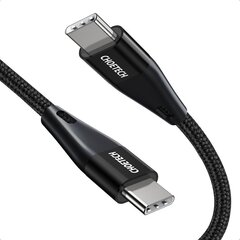 Кабель Choetech USB Type C - USB Type C Power Delivery 60Вт, 2 м, черный (XCC-1004-BK) цена и информация | Кабели для телефонов | pigu.lt