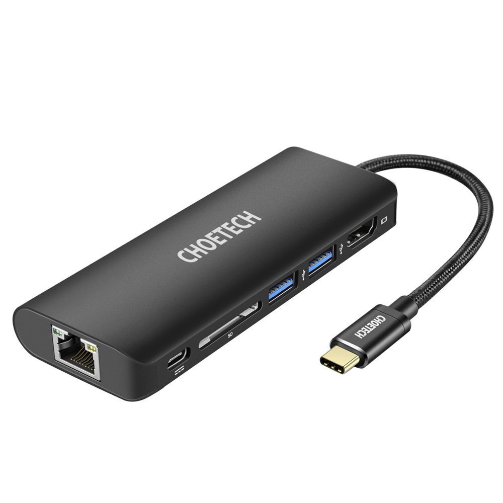 Choetech HUB-M05 kaina ir informacija | Adapteriai, USB šakotuvai | pigu.lt