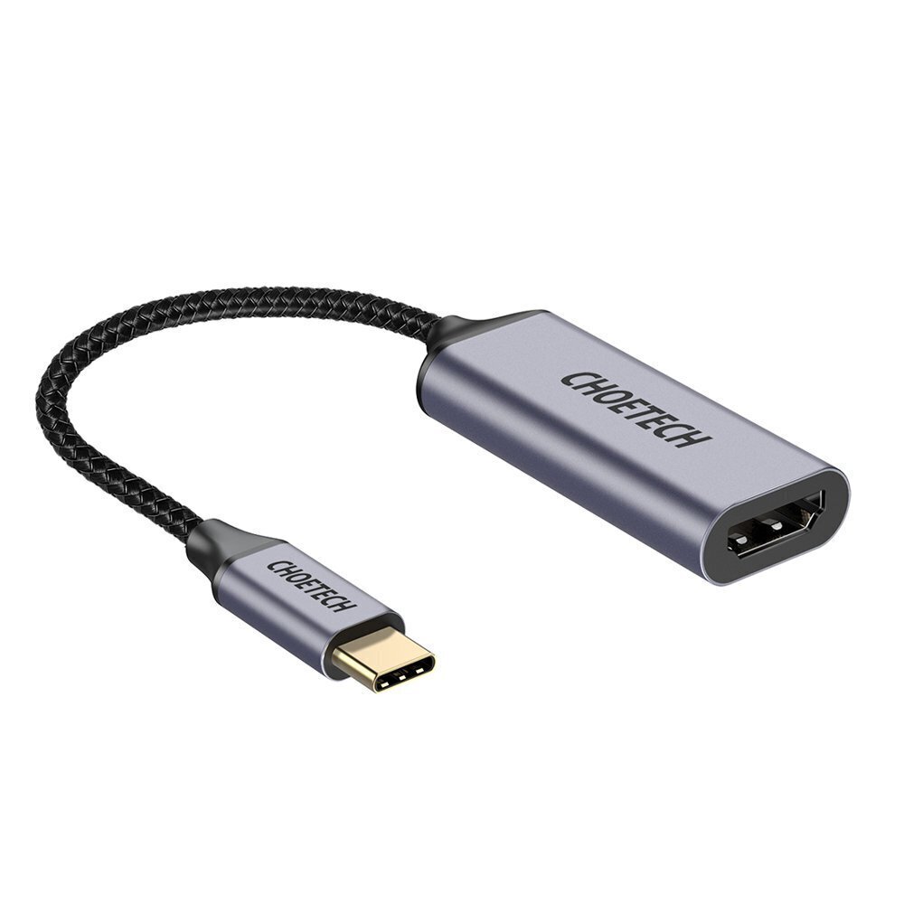 Adapteris Choetech unidirectional cable adapter HUB USB Type C (male) to HDMI (female) 4K 60Hz (HUB-H10) kaina ir informacija | Adapteriai, USB šakotuvai | pigu.lt