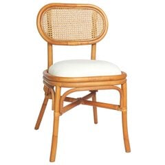 Комплект из 4 стульев коричневый / черный цена и информация | Стулья для кухни и столовой | pigu.lt