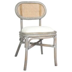 Обеденные стулья, 6 шт, серые цена и информация | Стулья для кухни и столовой | pigu.lt
