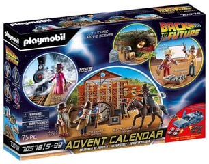 Рождественский календарь Back to the Future III 70576 PLAYMOBIL® цена и информация | Конструкторы и кубики | pigu.lt