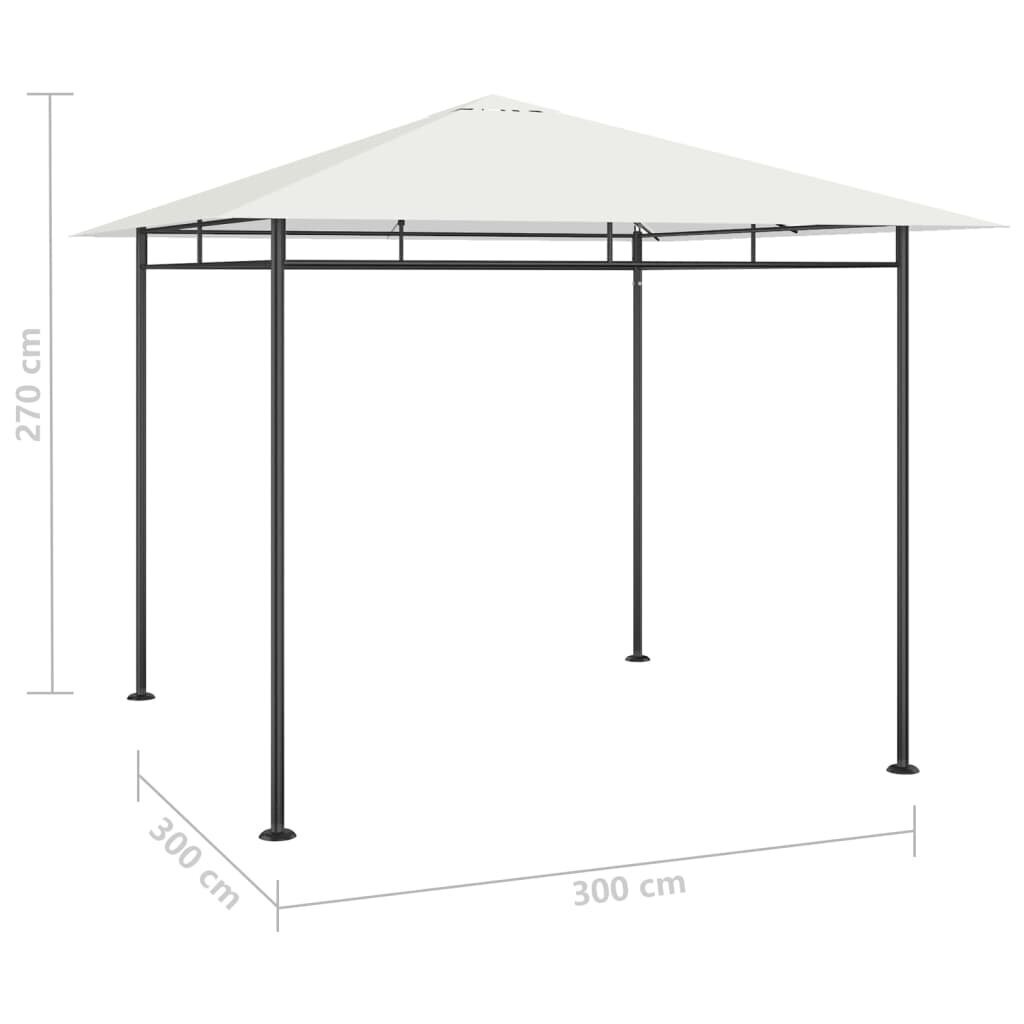 Pavėsinė, 3x3x2,7 m, ruda цена и информация | Pavėsinės | pigu.lt