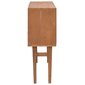 Konsolinis staliukas vidaXL, rudas, 110x30x79cm kaina ir informacija | Kavos staliukai | pigu.lt