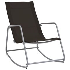 Supama sodo kėdė, 95x54x85 cm, juoda цена и информация | Садовые стулья, кресла, пуфы | pigu.lt