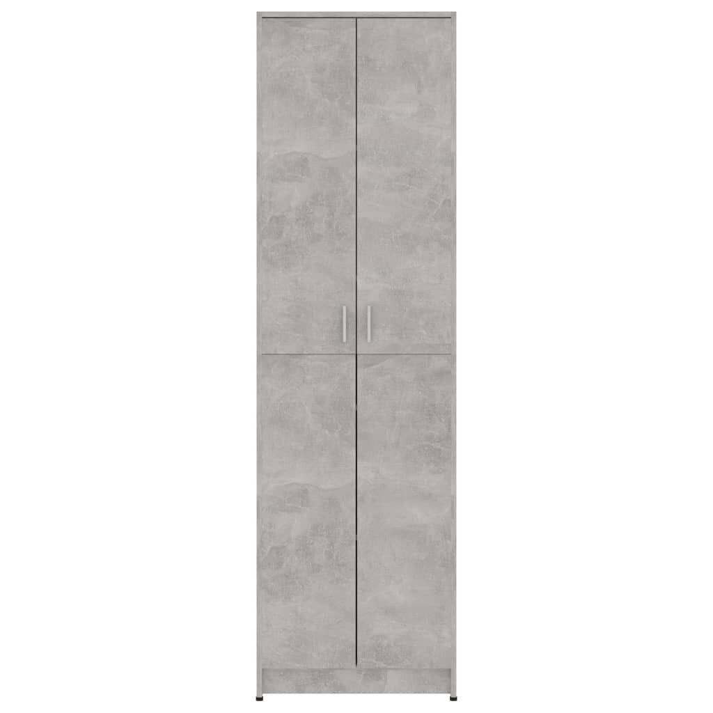 Koridoriaus drabužių spinta, 55x25x189cm, betono pilka kaina ir informacija | Spintos | pigu.lt