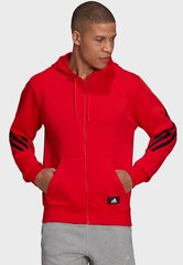 Laisvalaikio bliuzonas vyrams Adidas Future Icons 3-stripes Hoodie H218654064047320015, raudonas kaina ir informacija | Džemperiai vyrams | pigu.lt